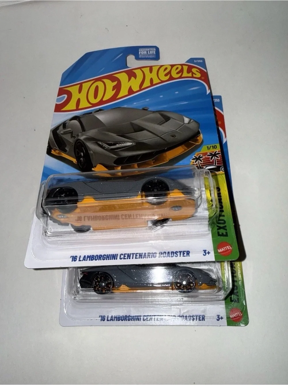 2 x Hot Wheels Kroger Exclusive Lamborghini Centenario Roadster New Mint